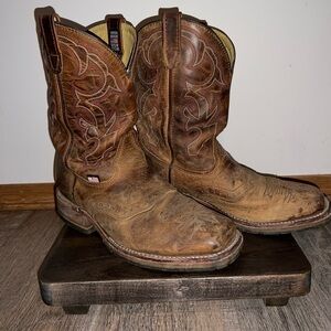 Double H Men's Work Western Cowboy Boots Size 10 EE, USA Made
